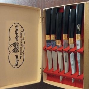 Vintage Regent Sheffield  set of 6 steak knives